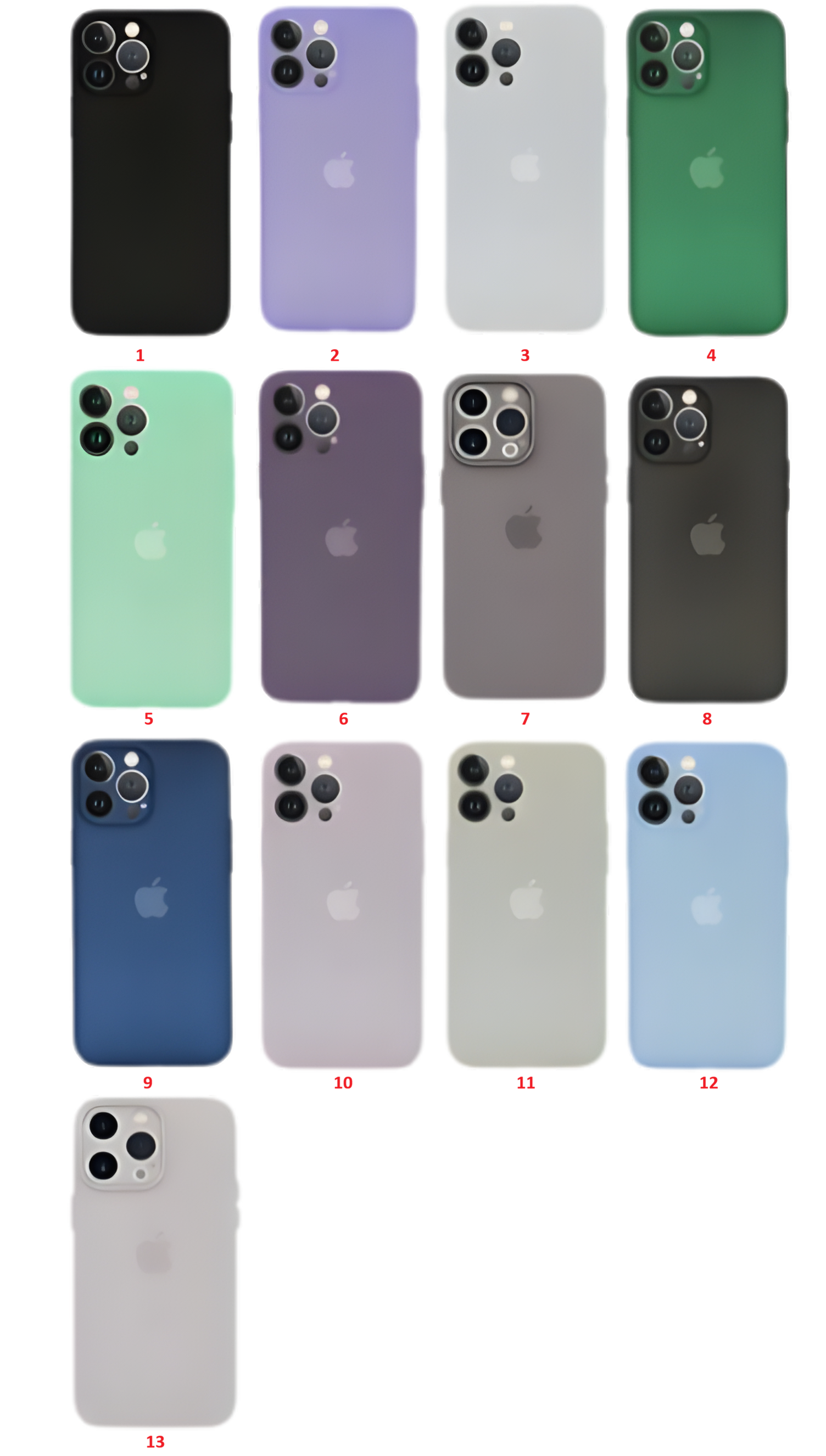 Slim Colorful Serisi Telefon Kılıfı