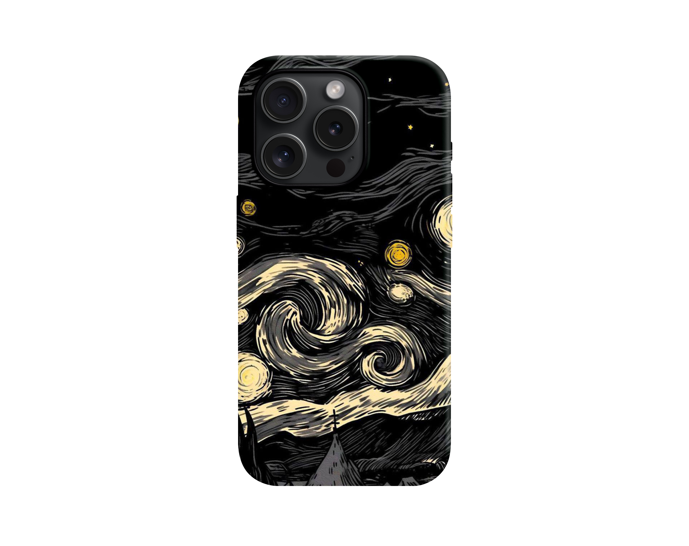 Yıldızlı Gece Premium Telefon Kılıfı -112