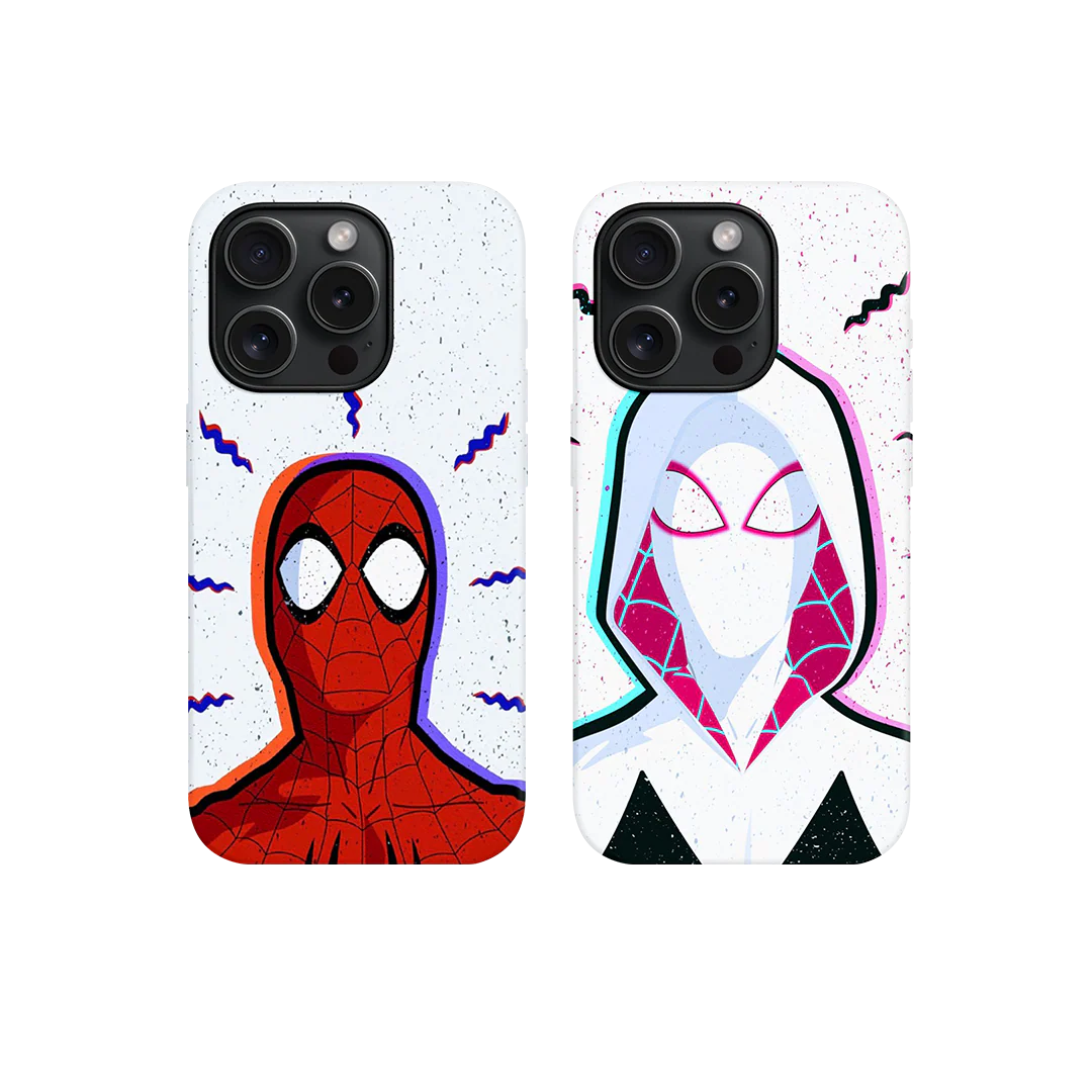 Spiderman Ve Gwen Couple Premium Telefon Kılıfı -5