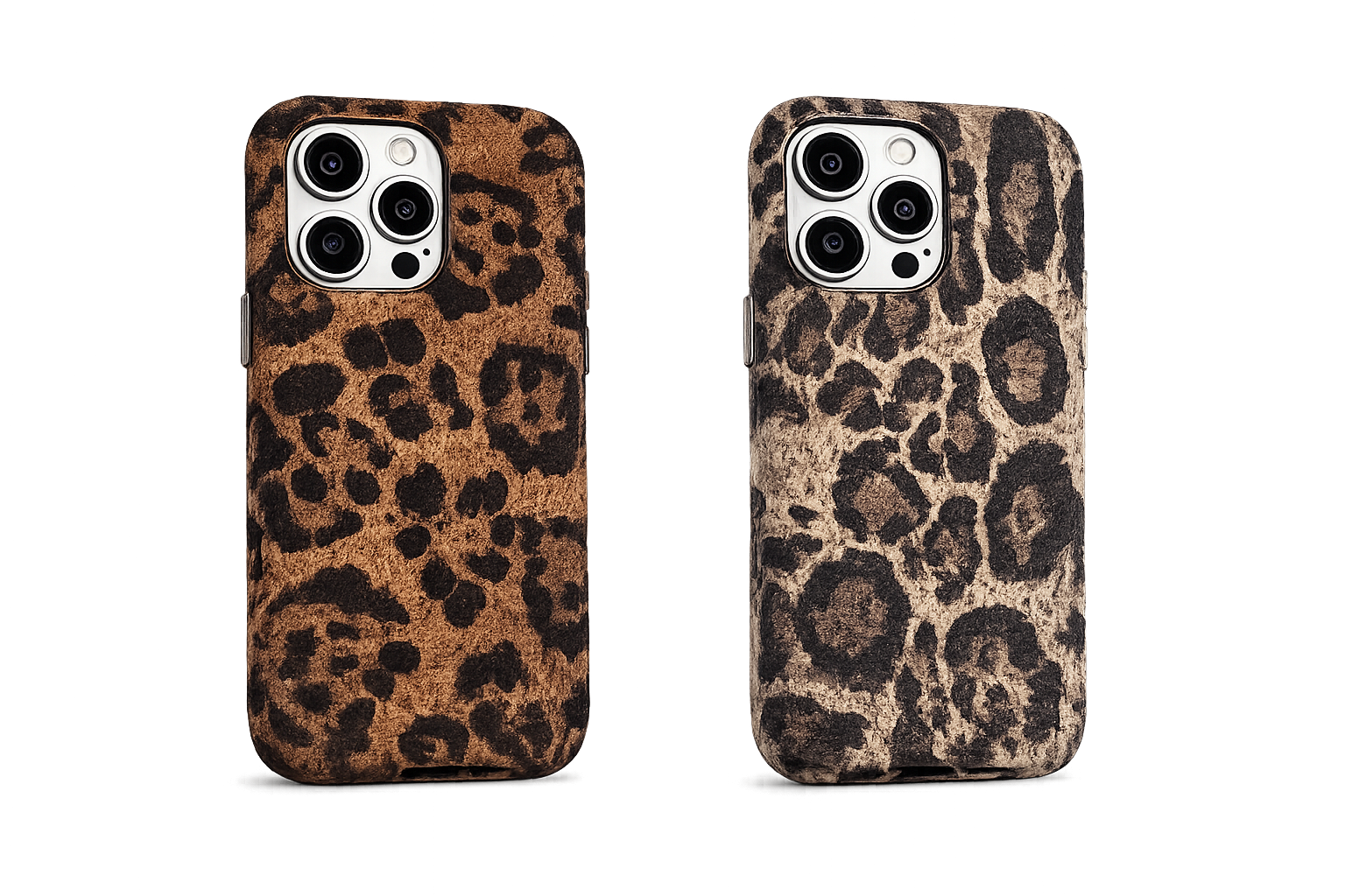 Suede Leopar Serisi Telefon Kılıfı