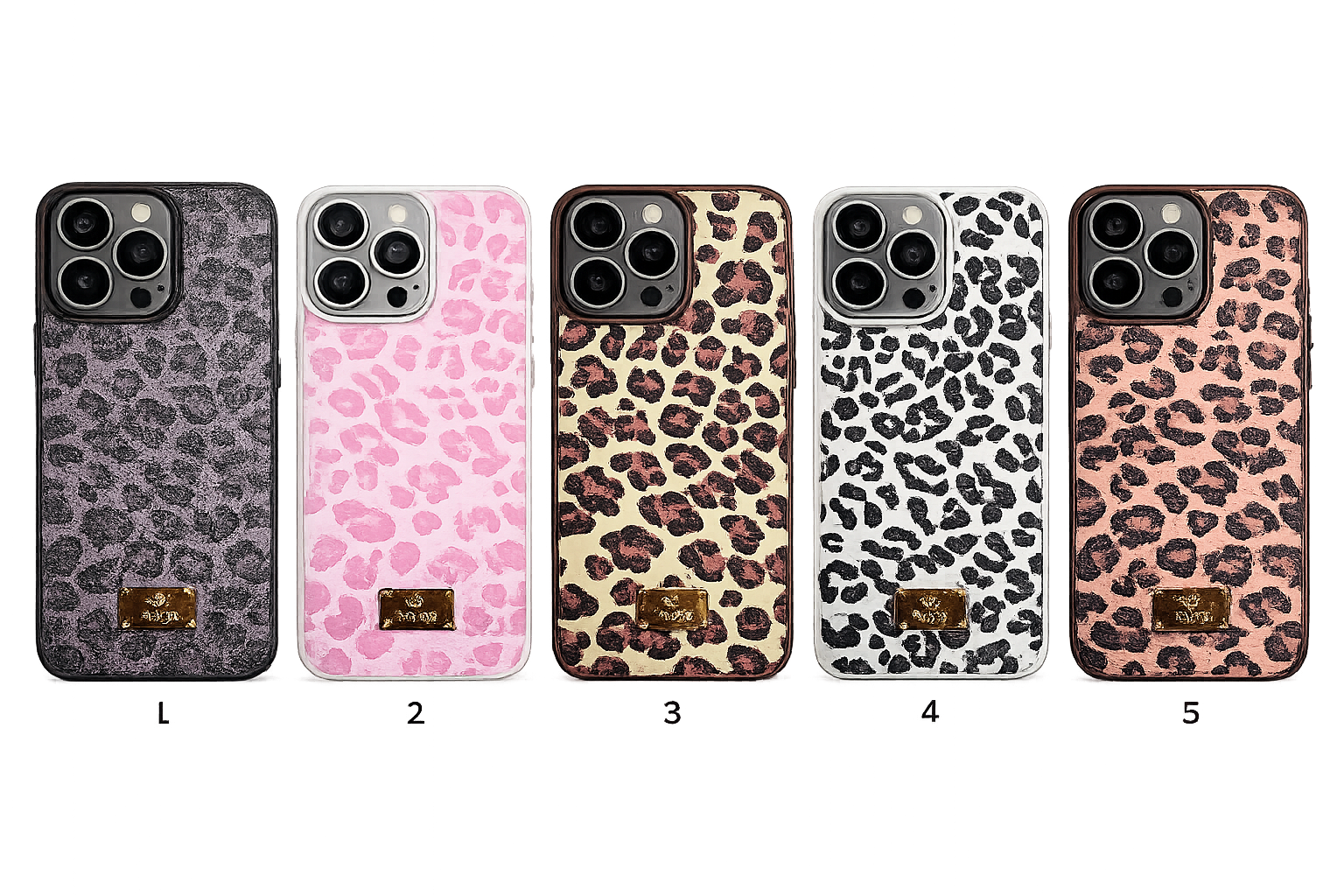 Leather Leopar Serisi Telefon Kılıfı