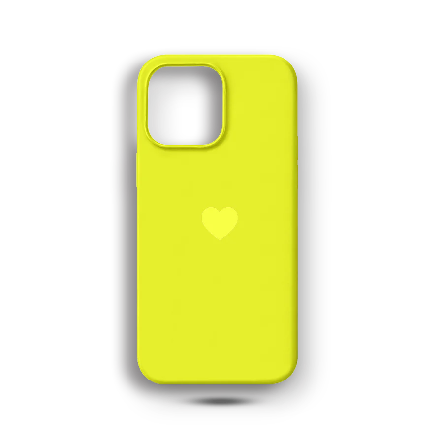 Sarı Kalp Logolu Lansman Kılıf