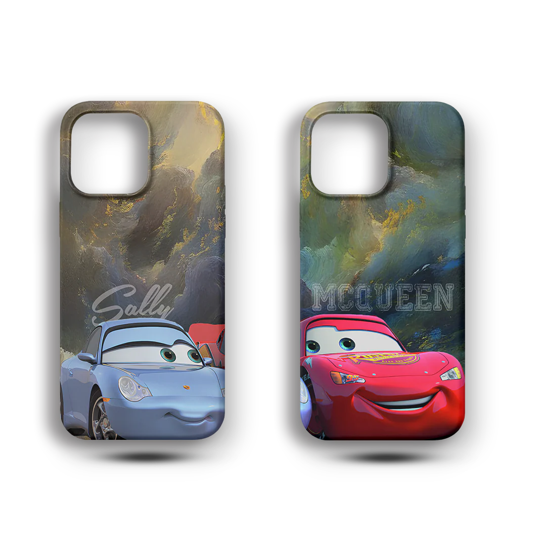 Mc Ve Sally Couple Premium Telefon Kılıfı -2