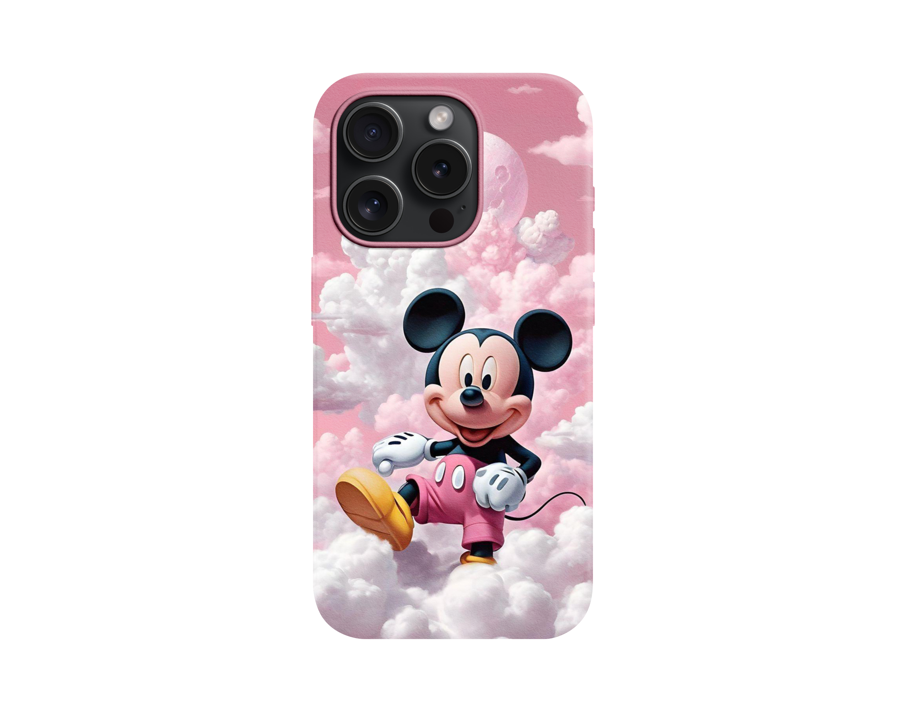 Pink Mickey Mouse Premium Telefon Kılıfı -300
