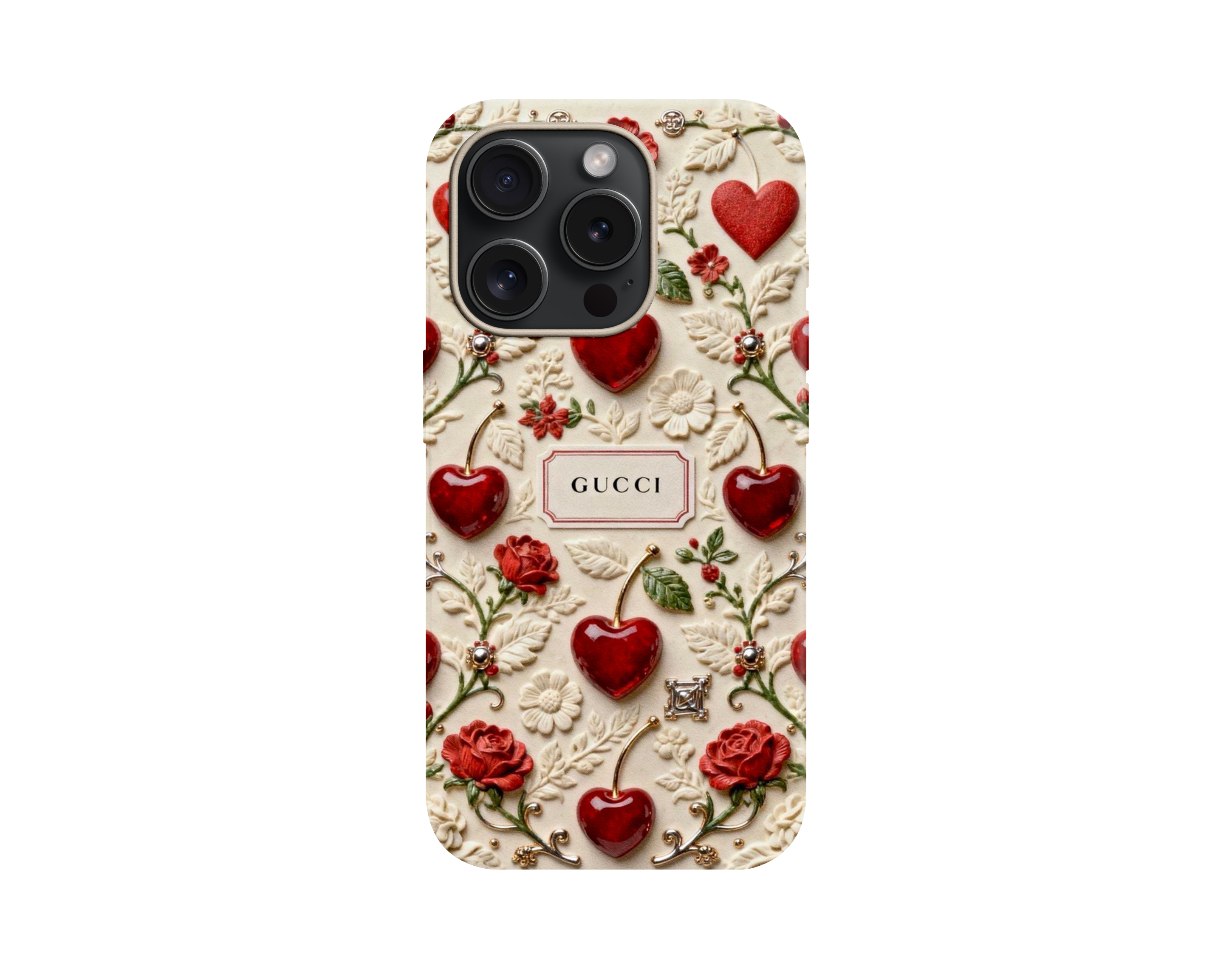 Gucci Kiraz Premium Telefon Kılıfı - 321