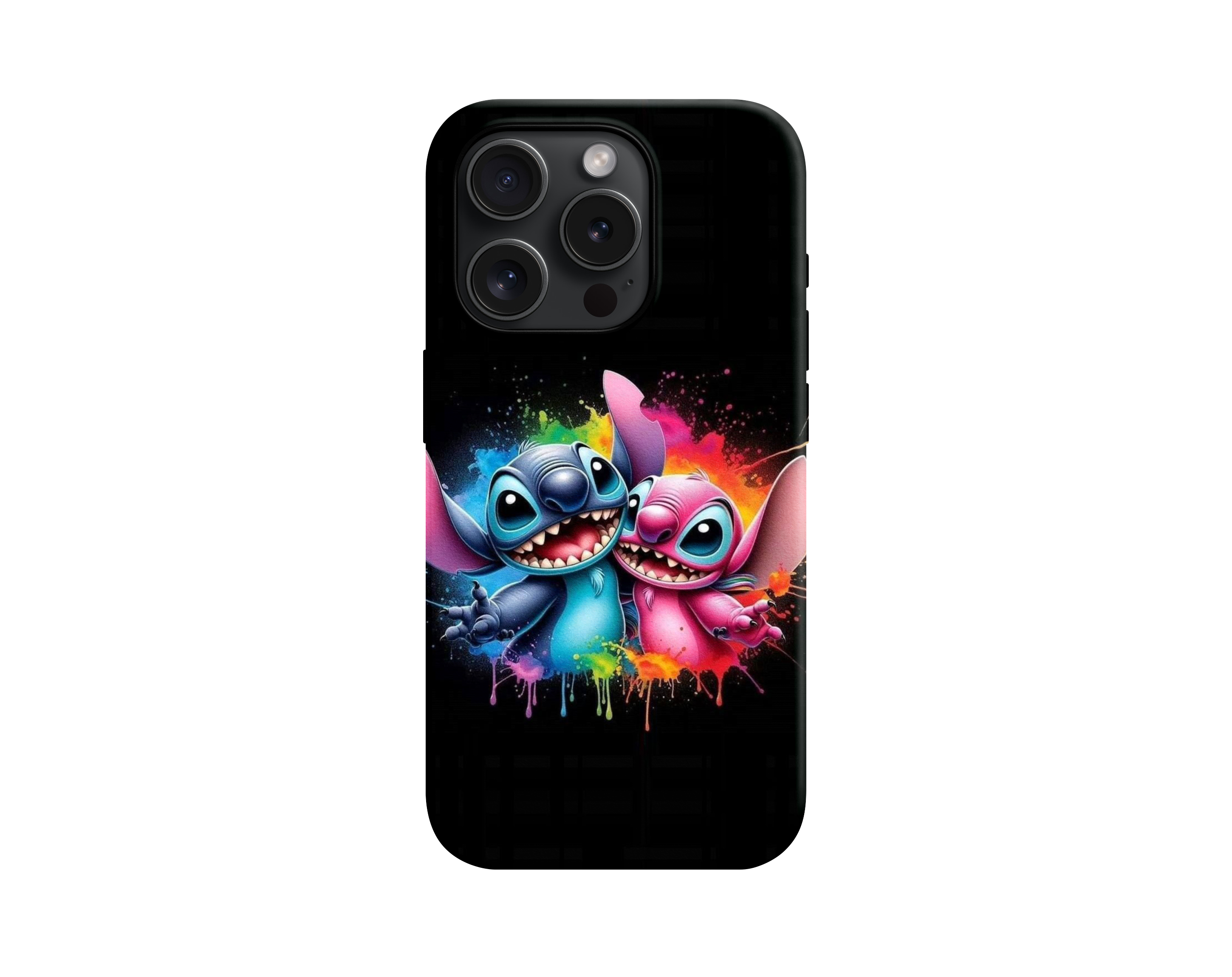 Angel & Stitch Premium Telefon Kılıfı - 354