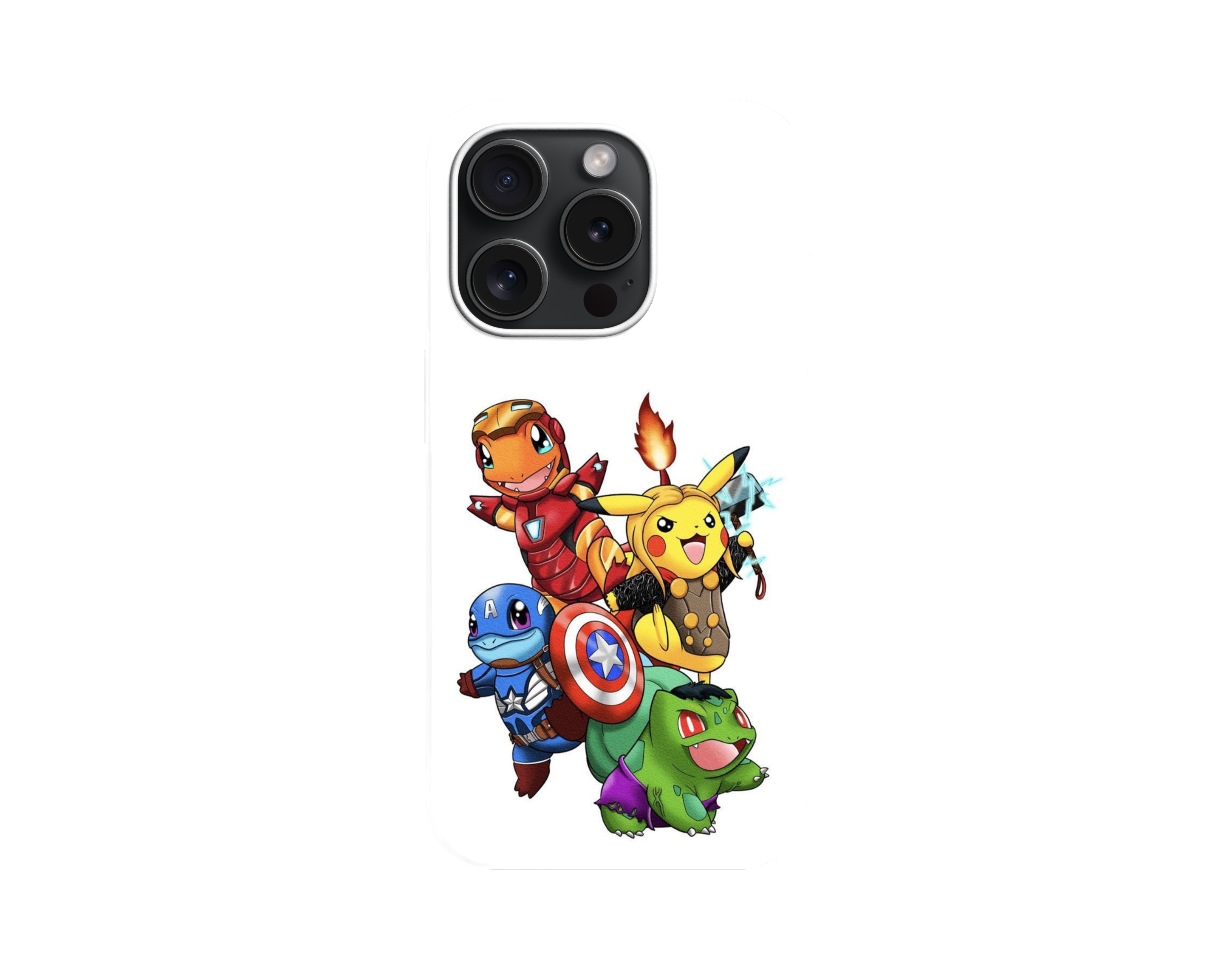 Avengers Pokemon Premium Telefon Kılıfı - 361