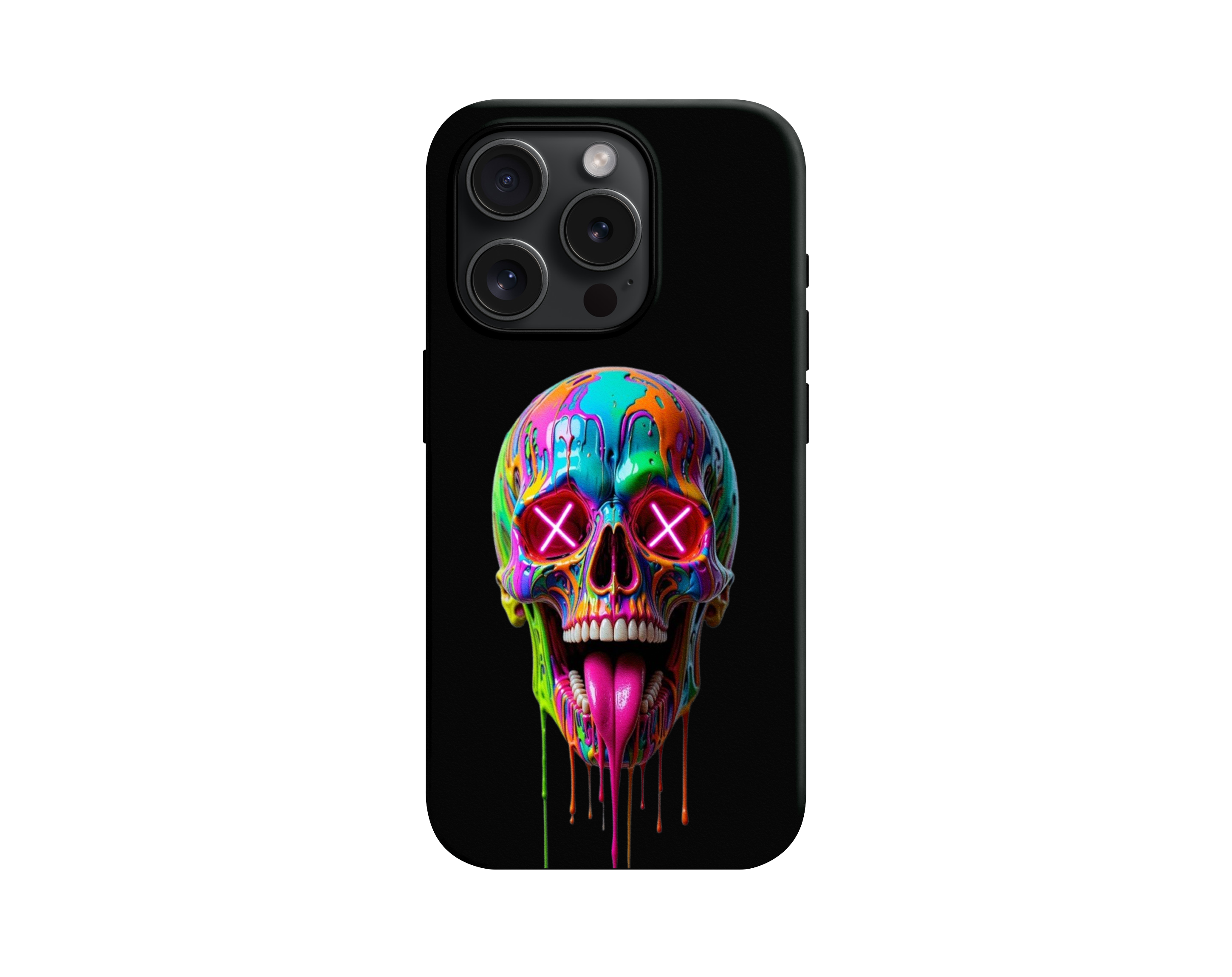 Skull Grafiti Premium Telefon Kılıfı - 388