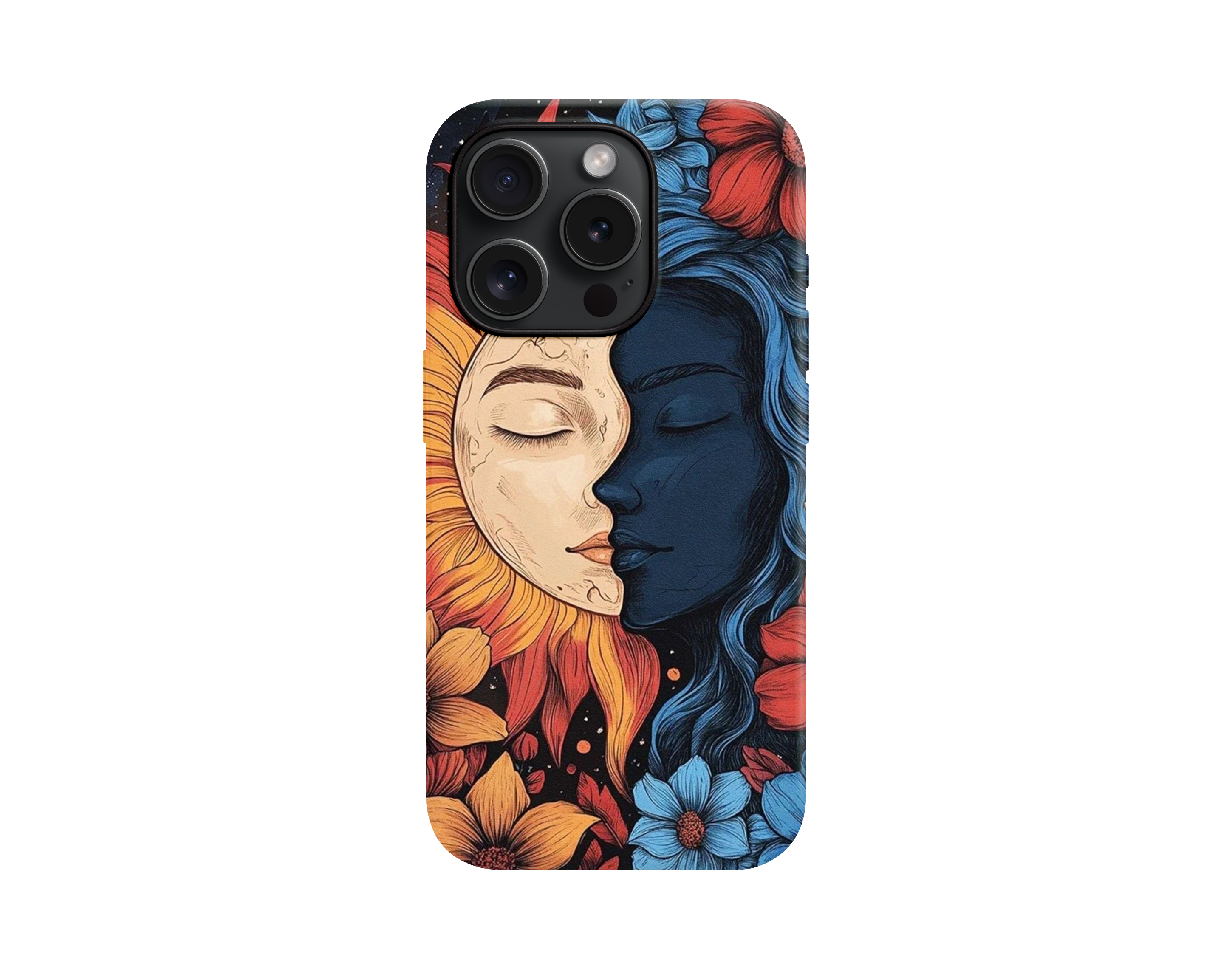 Güneş - Ay Premium Telefon Kılıfı - 397