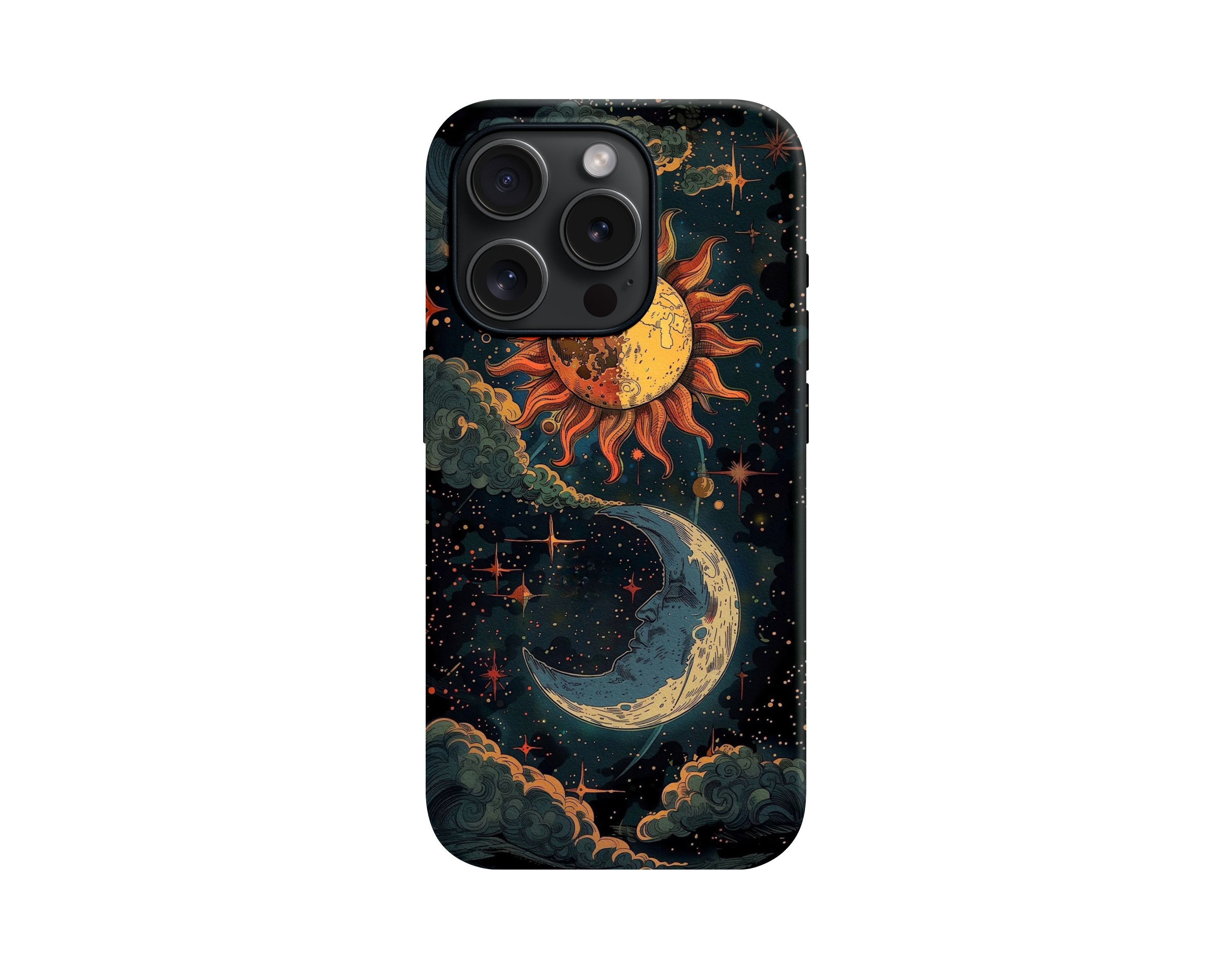 Güneş - Ay Premium Telefon Kılıfı - 403