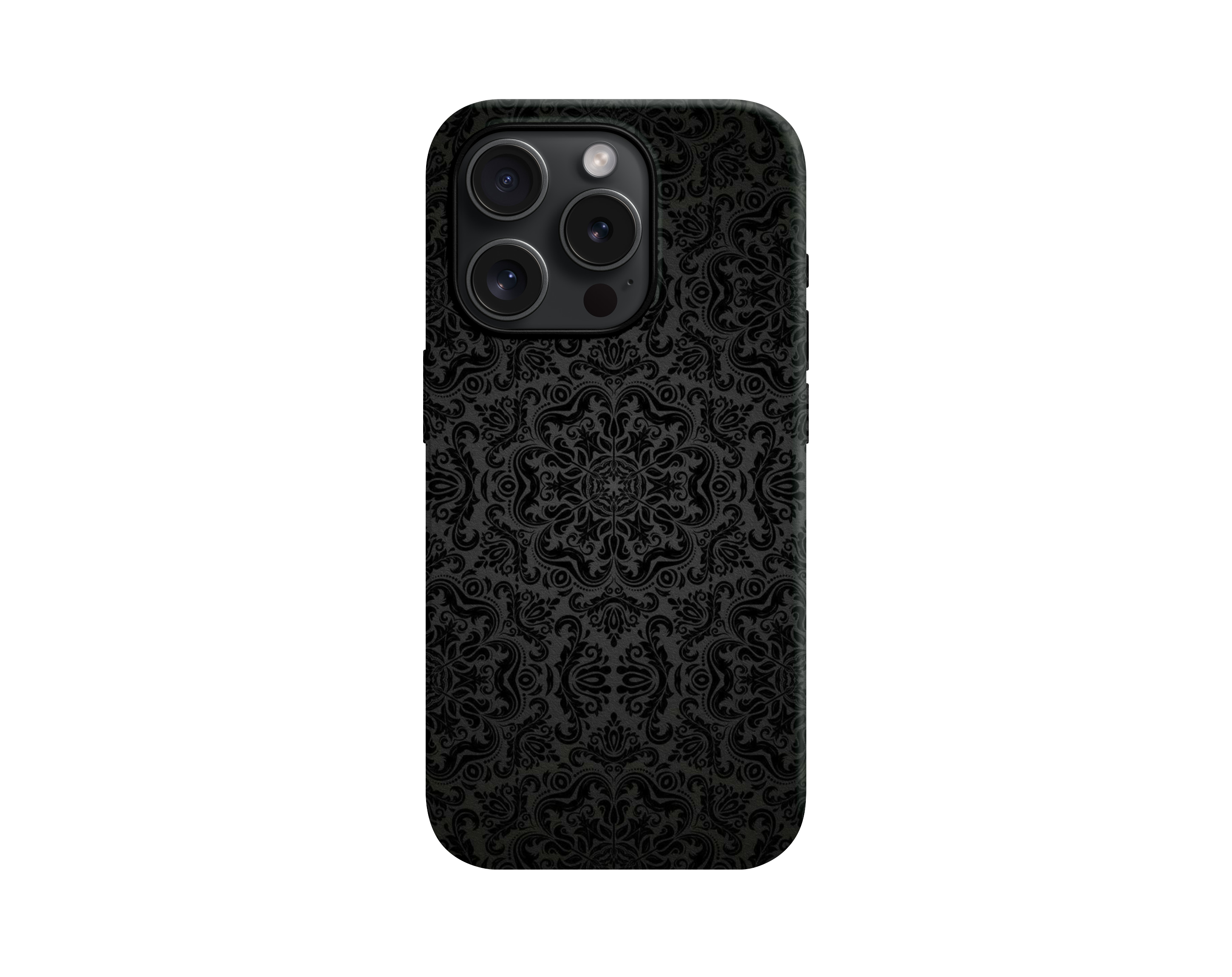 Siyah Desen Premium Telefon Kılıfı - 422